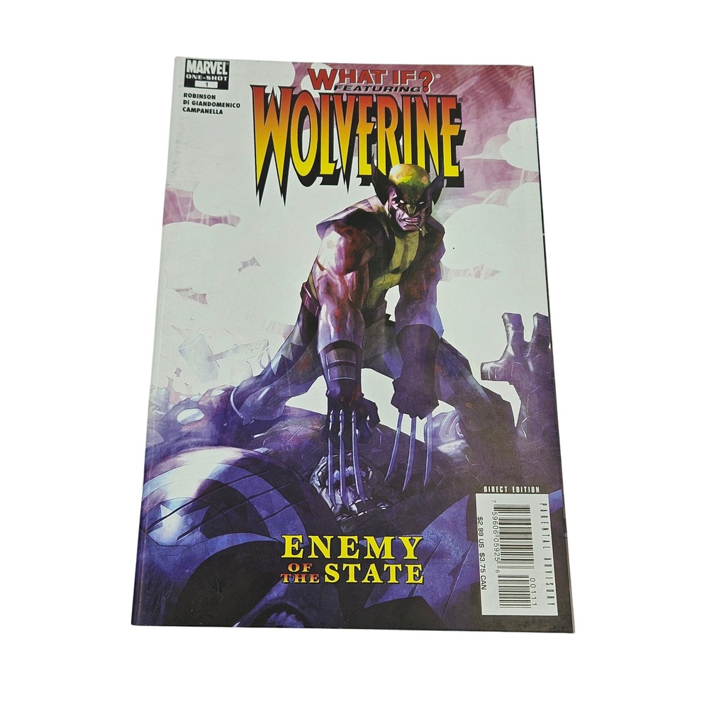 Marvel What If? Wolverine Enemy of the State Comic Book One-Shot‎